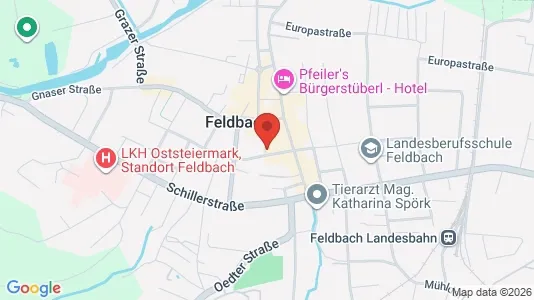 Rooms for rent i Edelsbach bei Feldbach - kort over placeringen