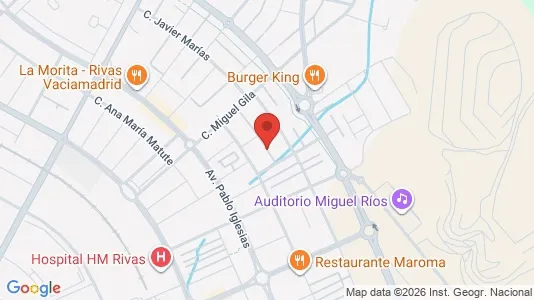 Apartments for rent i Rivas-Vaciamadrid - kort over placeringen