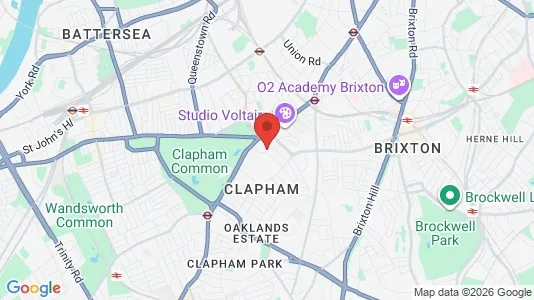 Apartments for rent i London SW4 - kort over placeringen