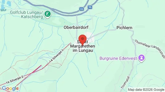 Apartments for rent i Sankt Margarethen im Lungau - kort over placeringen