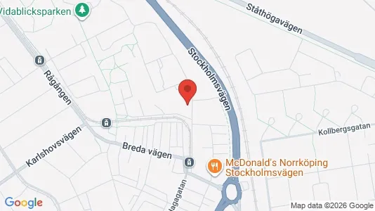 Apartments for rent i Norrköping - kort over placeringen
