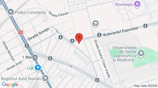 Apartments for rent i Bucharest - Sectorul 1 - kort over placeringen