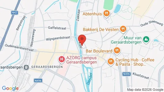 Apartments for rent i Geraardsbergen - kort over placeringen