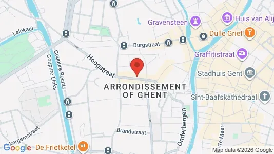 Apartments for rent i Stad Gent - kort over placeringen