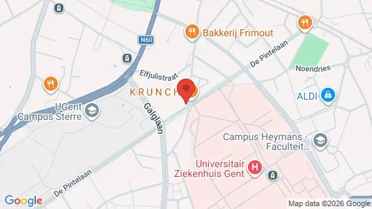 Apartments for rent i Stad Gent - kort over placeringen