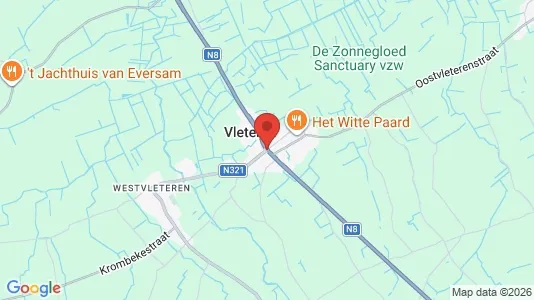 Houses for rent i Vleteren - kort over placeringen