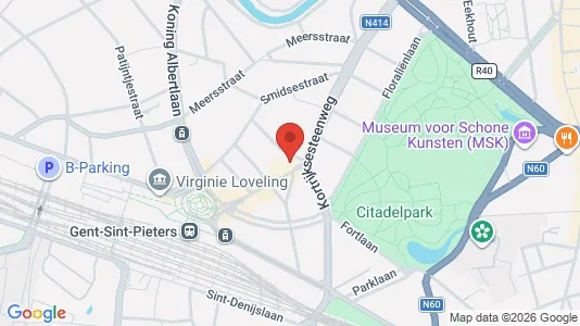 Apartments for rent i Stad Gent - kort over placeringen