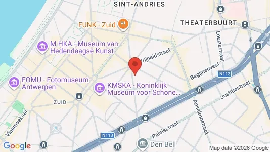 Apartments for rent i Stad Antwerp - kort over placeringen