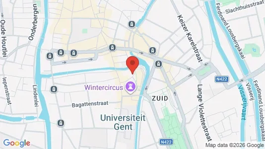 Apartments for rent i Stad Gent - kort over placeringen