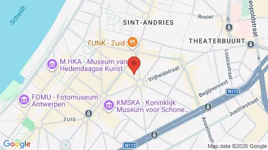 Apartments for rent i Stad Antwerp - kort over placeringen