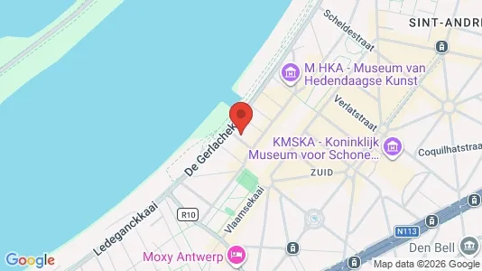 Apartments for rent i Stad Antwerp - kort over placeringen