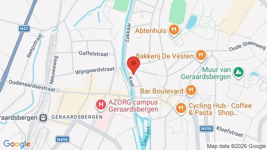 Apartments for rent i Geraardsbergen - kort over placeringen