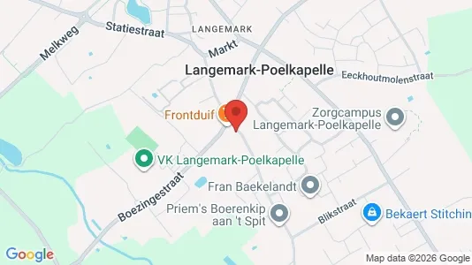 Apartments for rent i Langemark-Poelkapelle - kort over placeringen