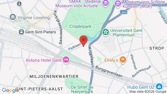 Apartments for rent i Stad Gent - kort over placeringen