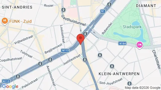 Apartments for rent i Stad Antwerp - kort over placeringen