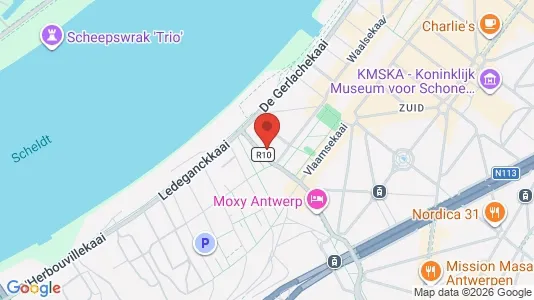 Apartments for rent i Stad Antwerp - kort over placeringen