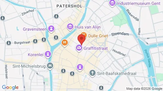 Apartments for rent i Stad Gent - kort over placeringen