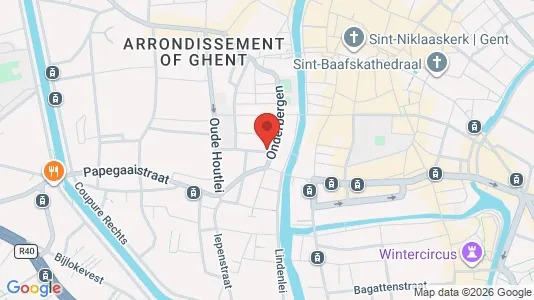 Apartments for rent i Stad Gent - kort over placeringen