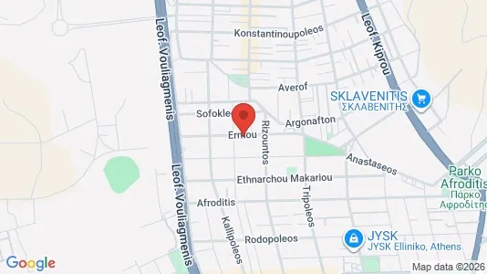 Apartments for rent i Elliniko-Argyroupoli - kort over placeringen
