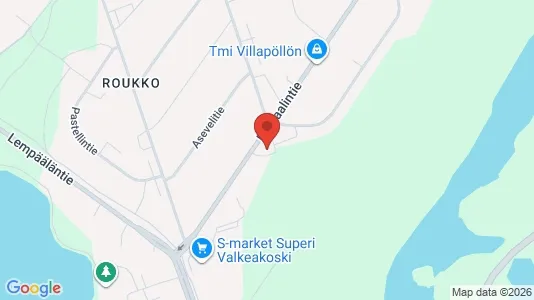 Apartments for rent i Valkeakoski - kort over placeringen