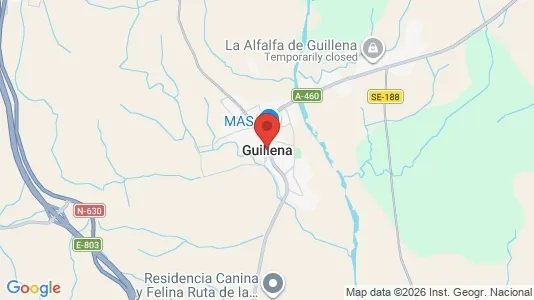 Houses for rent i Guillena - kort over placeringen