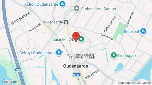 Apartments for rent i Oudenaarde - kort over placeringen