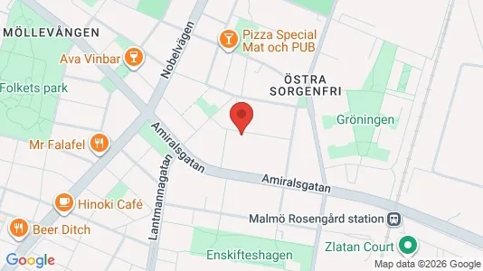 Apartments for rent i Malmö City - kort over placeringen