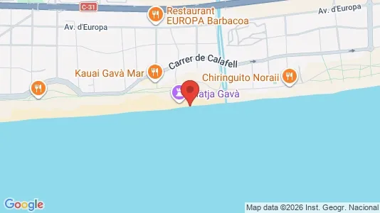 Apartments for rent i Castelldefels - kort over placeringen