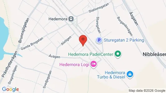 Apartments for rent i Hedemora - kort over placeringen