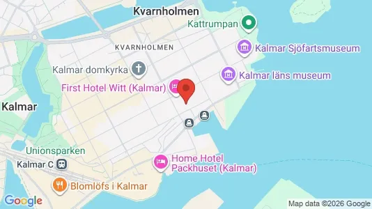 Apartments for rent i Kalmar - kort over placeringen