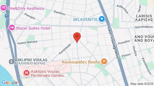 Apartments for rent i Glyfada - kort over placeringen