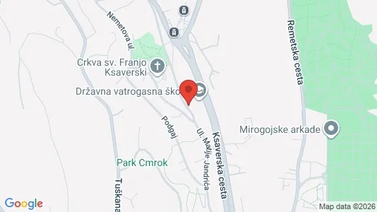 Apartments for rent i Sljeme (Medvednica-Tomislavac) - kort over placeringen