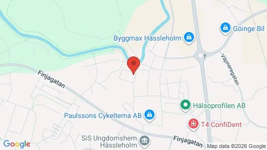 Apartments for rent i Hässleholm - kort over placeringen