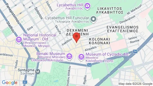 Apartments for rent i Athens Exarchia - kort over placeringen
