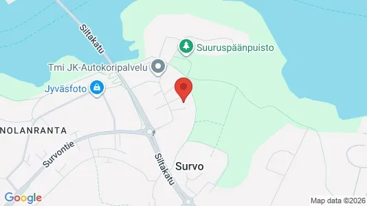 Apartments for rent i Jyväskylä - kort over placeringen