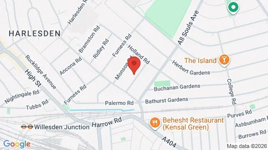 Apartments for rent i London NW10 - kort over placeringen
