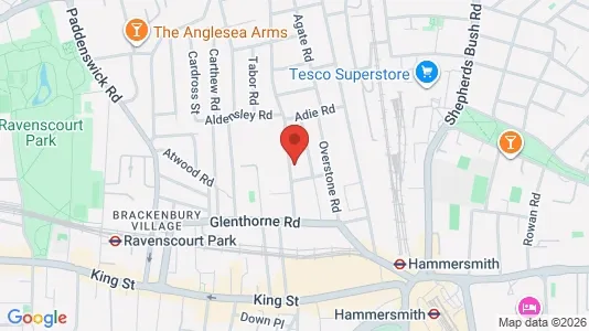 Apartments for rent i London W6 - kort over placeringen