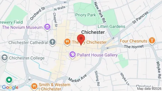 Apartments for rent i Chichester - West Sussex - kort over placeringen