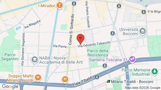Rooms for rent i Milano Zona 5 - Vigentino, Chiaravalle, Gratosoglio - kort over placeringen