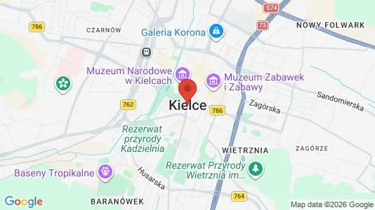 Apartments for rent in Kielce - Photo from Google Street View