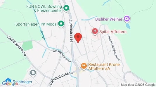 Apartments for rent i Affoltern - kort over placeringen