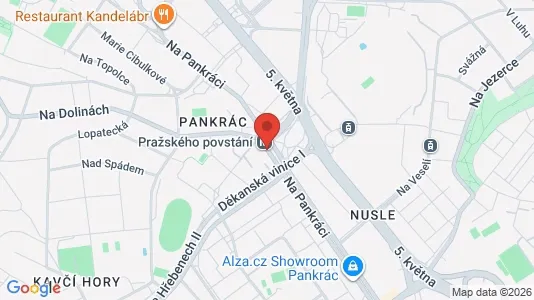 Apartments for rent i Prague 10 - kort over placeringen