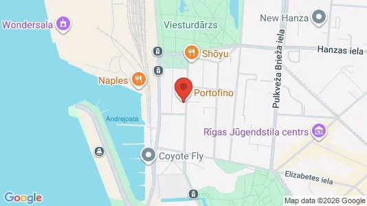 Apartments for rent i Riga Centrs - kort over placeringen