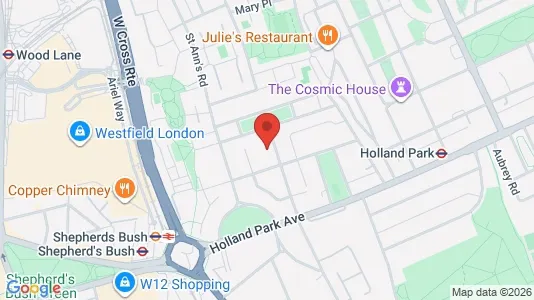 Apartments for rent i London W11 - kort over placeringen