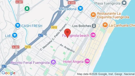 Apartments for rent i Fuengirola - kort over placeringen