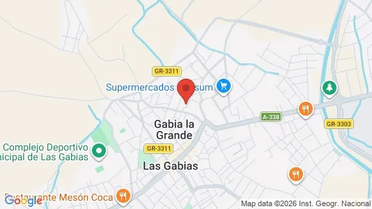 Apartments for rent i Las Gabias - kort over placeringen