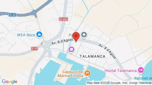 Apartments for rent i Eivissa - kort over placeringen