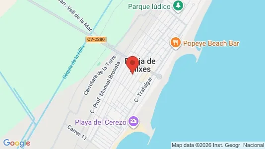 Apartments for rent i Chilches/Xilxes - kort over placeringen
