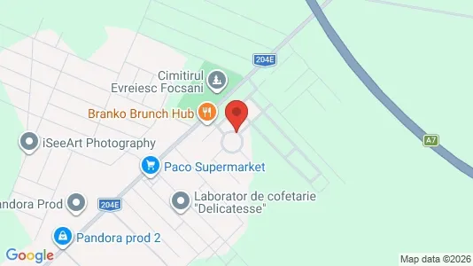Apartments for rent i Focşani - kort over placeringen