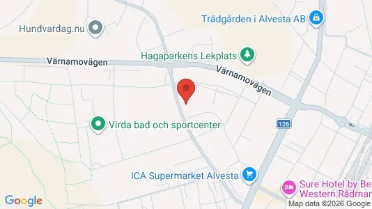 Apartments for rent i Alvesta - kort over placeringen